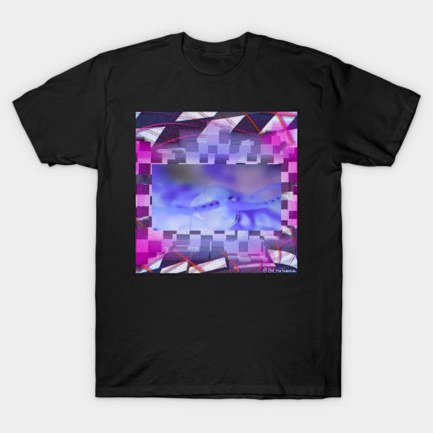 Centipede “Vaporwave” (Grainy Blueish Purple & Pink) T-Shirt by IgorAndMore
